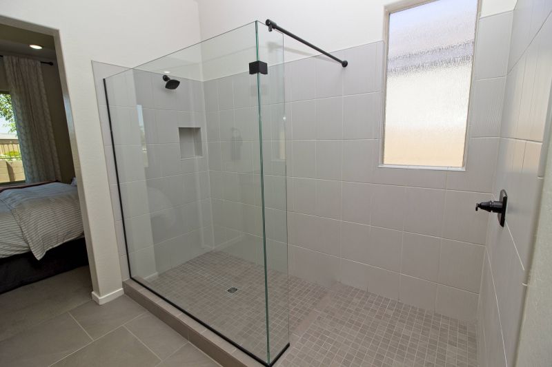 Shower with Integrated Seating